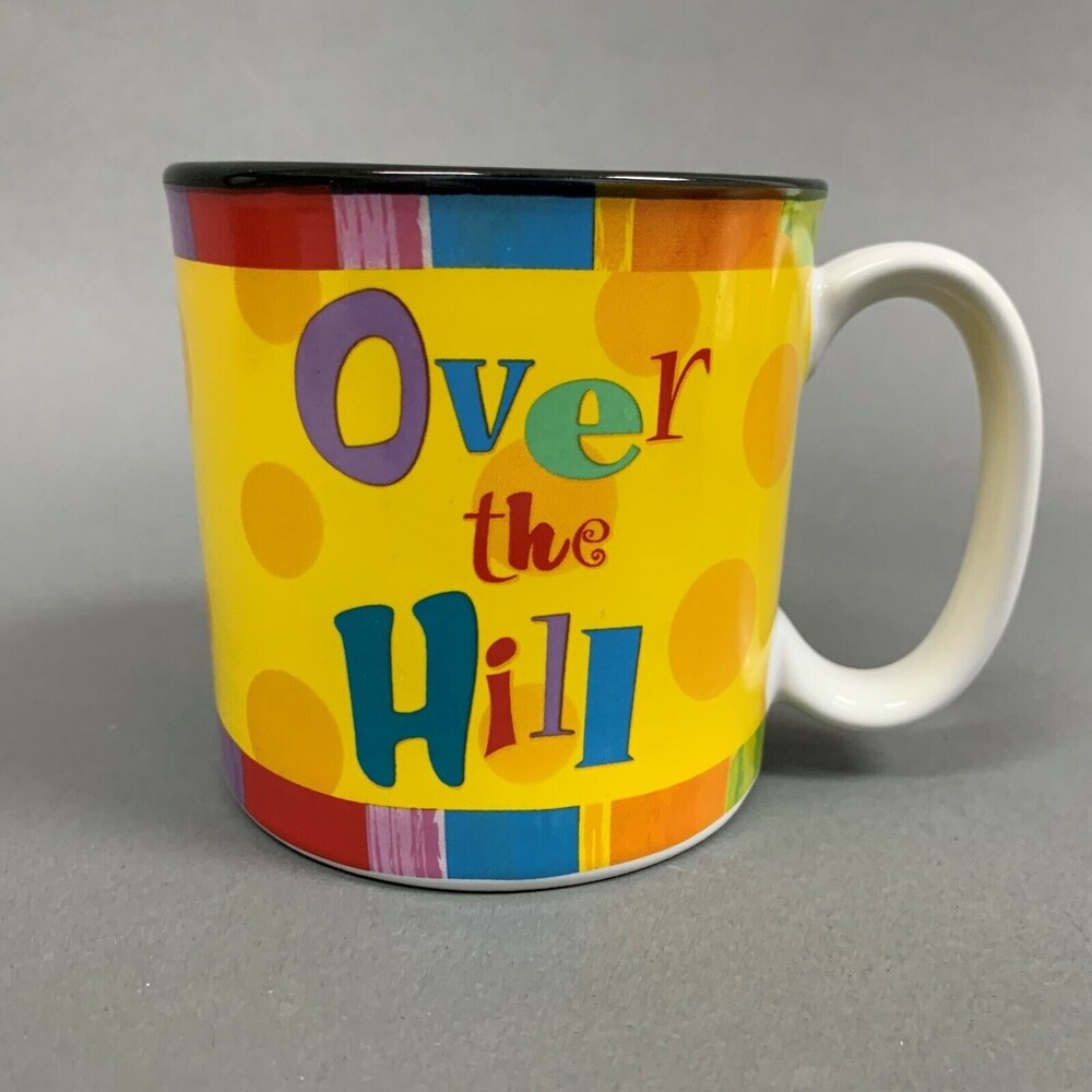 Burton Coffee Mug Cup Over The Hill Birthday